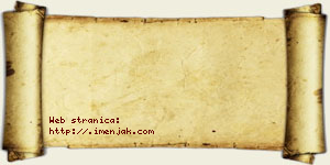 Jefimija Michaud vizit kartica